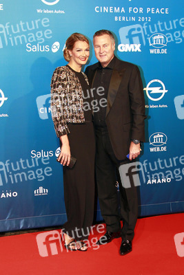 Franziska van Almsick mit Freund Jürgen Harder