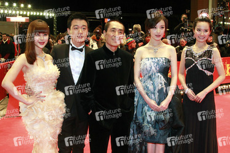 Tong Dawai mit Gattin, Zhang Yimou, Ni Ni, Zhang Doudou