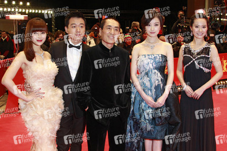 Tong Dawai mit Gattin, Zhang Yimou, Ni Ni, Zhang Doudou