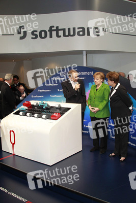 Karl-Heinz Streibich, Angela Merkel, Dilma Rousseff
