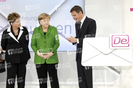 Dilma Rousseff, Angela Merkel, René Obermann