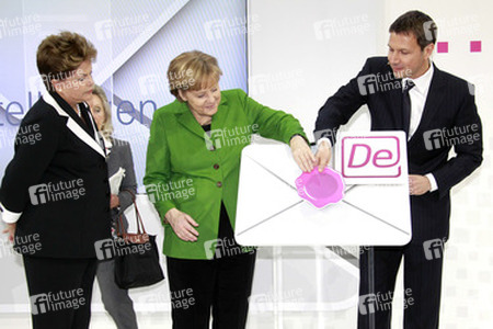 Dilma Rousseff, Angela Merkel, René Obermann