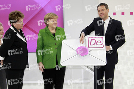 Dilma Rousseff, Angela Merkel, René Obermann