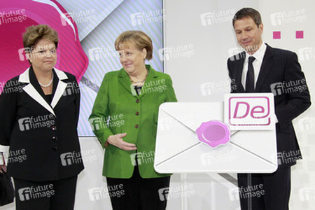 Dilma Rousseff, Angela Merkel, René Obermann