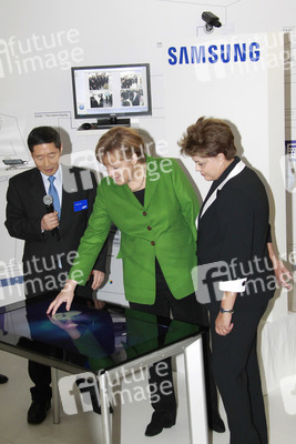 Sunny Lee, Angela Merkel, Dilma Rousseff