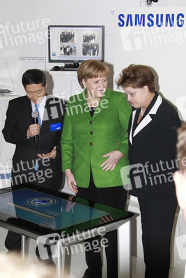 Sunny Lee, Angela Merkel, Dilma Rousseff