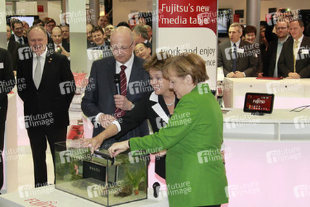 Rolf Schwirz, Angela Merkel, Dilma Rousseff