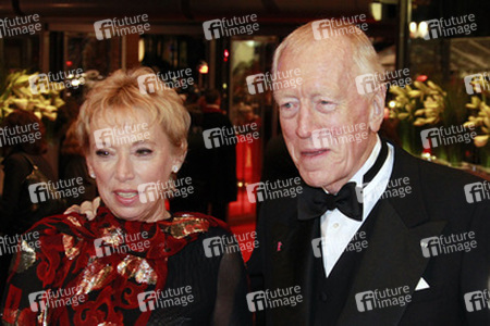 Max von Sydow mit Gattin Catherine Brelet