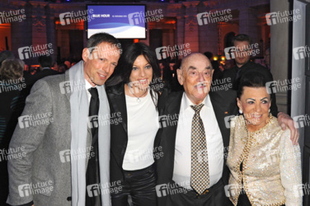 Alice Brauner mit Ehemann Michael Zechbauer, Artur Brauner mit Ehefrau Maria