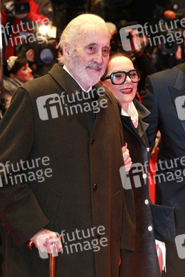 Christopher Lee mit Gattin Gitte