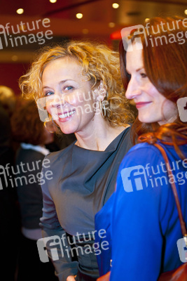 Katja Riemann mit Begleitung