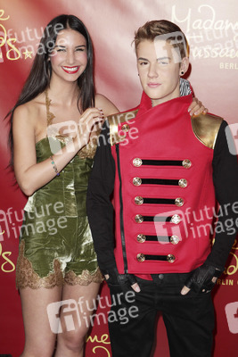 Sila Sahin mit Justin Bieber Wachsfigur