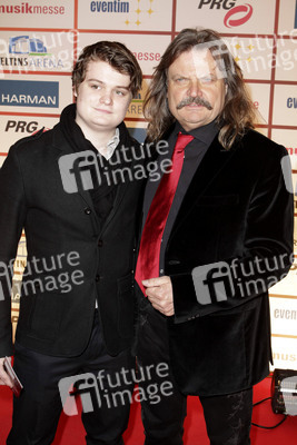 Leslie Mandoki mit Sohn Gabor