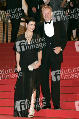 Charlotte Gainsbourg, Kirsten Dunst, Lars Von Trier mit Gattin Bente Froge