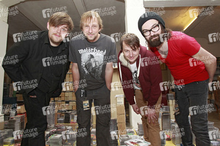 Nicholas Müller, Marco 'Hont' Hontheim, Andreas 'Becks' Becker, Sascha Eigner (Jupiter Jones)