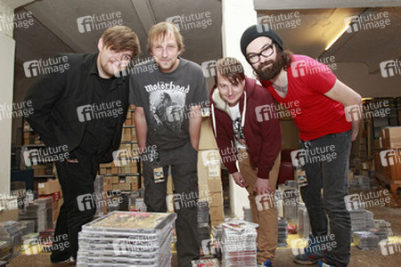 Nicholas Müller, Marco 'Hont' Hontheim, Andreas 'Becks' Becker, Sascha Eigner (Jupiter Jones)