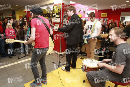 Sascha Eigner, Nicholas Müller, Andreas 'Becks' Becker, Marco 'Hont' Hontheim (Jupiter Jones)