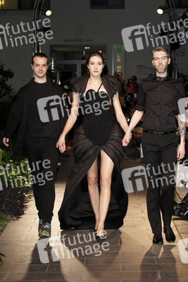 Niklas Kauffeld, Matthias Jahn mit Model