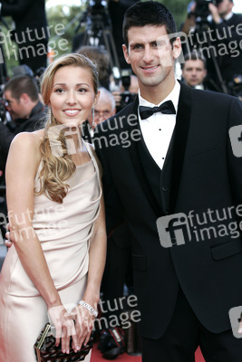 Novak Djokovic mit Freundin Jelena Ristic