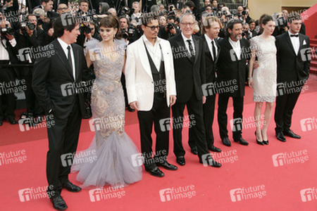 Rob Marshall, Penélope Cruz, Johnny Depp, Geoffrey Rush, Jerry Bruckheimer, Ian McShane, Astrid Bergès-Frisbey, Sam Claflin