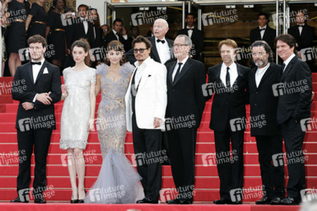 Sam Claflin, Astrid Bergès-Frisbey, Penélope Cruz, Johnny Depp, Geoffrey Rush, Jerry Bruckheimer, Ian McShane, Rob Marshall