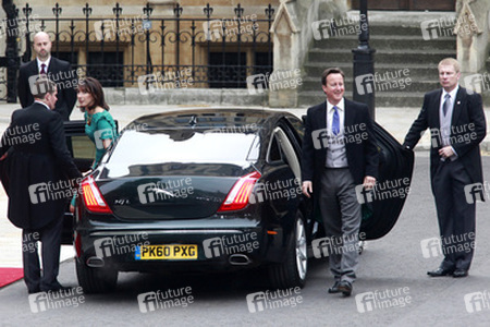 David Cameron mit Gattin Samantha