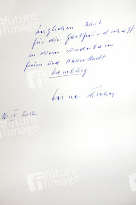 Eintrag von Heinz Fischer