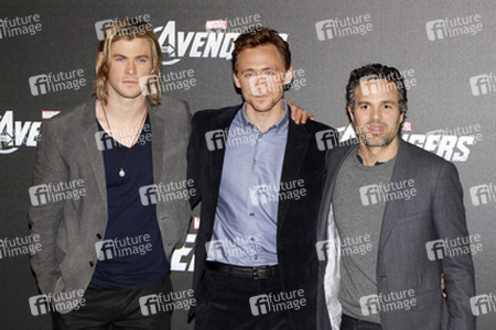 Chris Hemsworth, Tom Hiddleston, Mark Ruffalo