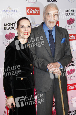 Christopher Lee mit Ehefrau Gitte