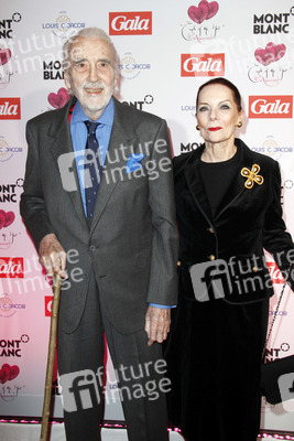 Christopher Lee mit Ehefrau Gitte