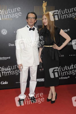 Oskar Roehler mit Gattin Alexandra Fischer-Roehler