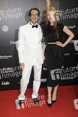 Oskar Roehler mit Gattin Alexandra Fischer-Roehler