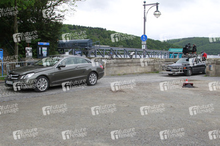 Mercedes E-Klasse Coupé Stuntauto und Kamerawagen