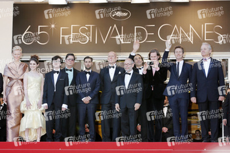 Tilda Swinton, Kara Hayward, Jared Gilman, Roman Coppola, Jason Schwartzman, Bruce Willis, Bob Balaban, Alexandre Desplat, Wes Anderson, Edward Norton, Bill Murray