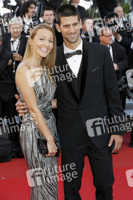 Novak Djokovic mit Freundin Jelena Ristic