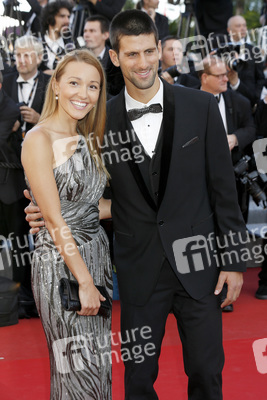 Novak Djokovic mit Freundin Jelena Ristic