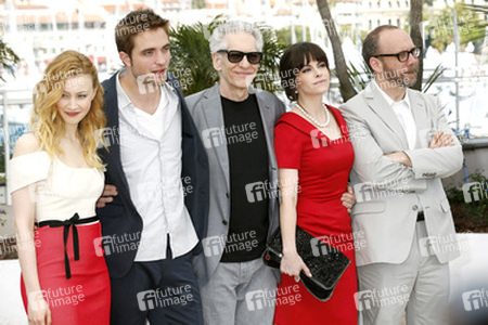 Emily Hampshire, Robert Pattinson, David Cronenberg, Sarah Gadon, Paul Giamatti