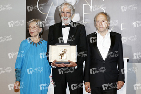 Emmanuelle Riva, Michael Haneke, Jean-Louis Trintignant