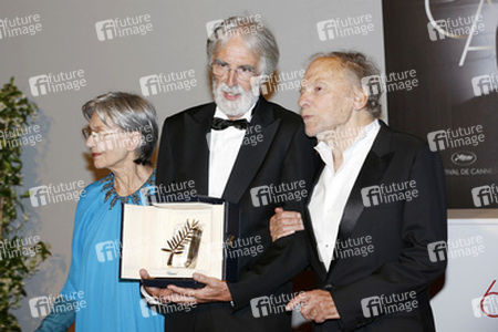 Emmanuelle Riva, Michael Haneke, Jean-Louis Trintignant