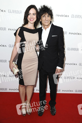 Ronnie Wood (The Birds, Faces, Jeff Beck Group, The Rolling Stones) mit Freundin Sally Humphries