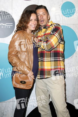 Michael 'Michi' Beck (Die Fantastischen Vier, Fanta 4, Hausmarke, Turntablerocker) mit Ehefrau Ulrike Fleischer