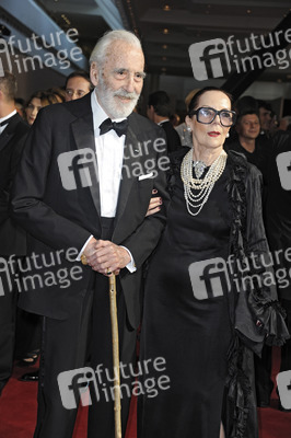 Christopher Lee mit Gattin Gitte