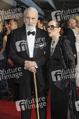 Christopher Lee mit Gattin Gitte