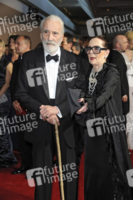 Christopher Lee mit Gattin Gitte