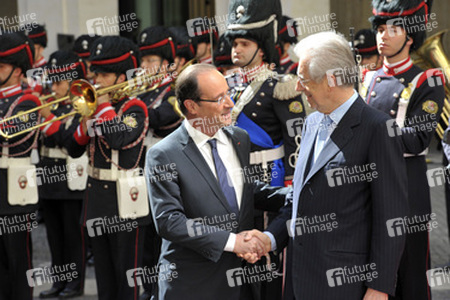 Francois Hollande, Mario Monti