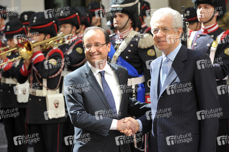 Francois Hollande, Mario Monti