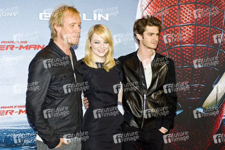 Rhys Ifans, Emma Stone, Andrew Garfield