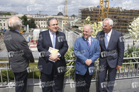Jürgen Flimm, Yefim Bronfman, Daniel Barenboim, Hans-Reiner Schröder