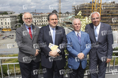 Jürgen Flimm, Yefim Bronfman, Daniel Barenboim, Hans-Reiner Schröder