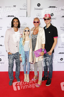 Umut Kekilli, Natascha Ochsenknecht mit Tochter Cheyenne Savannah, Jimi Blue Ochsenknecht